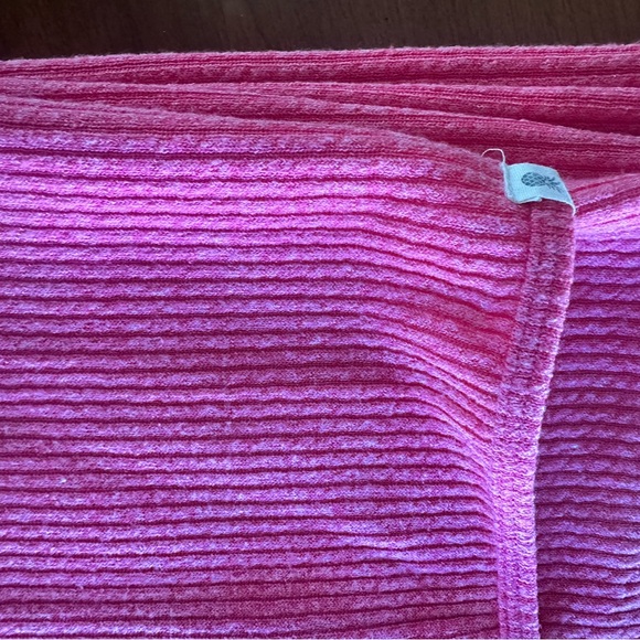 Simply Southern Pink Ribbed Jumpsuit, wide cropped legs, size M - Picture 5 of 5